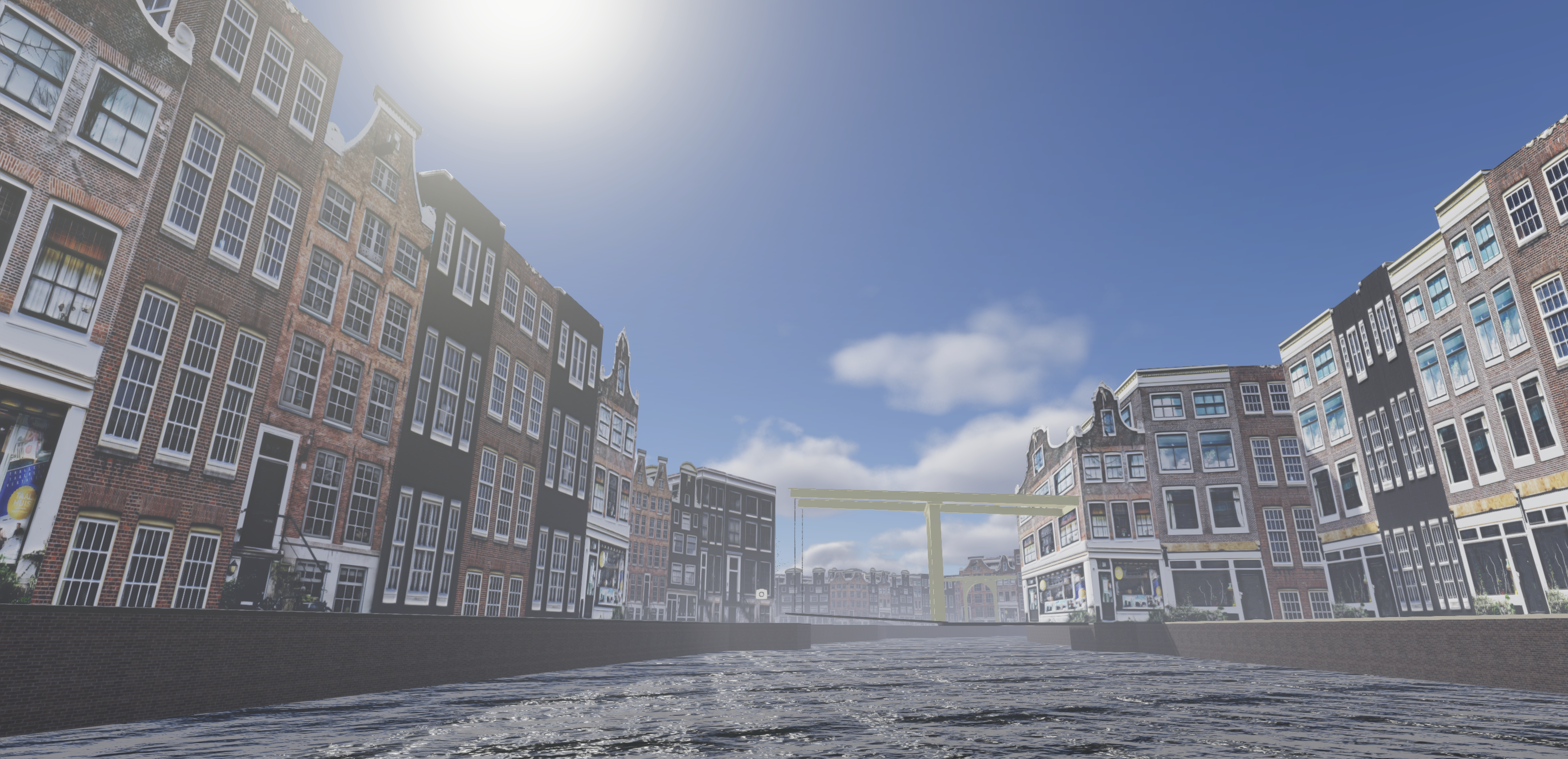 Screenshot van Houtgracht (tegen de zon in) Screenshot